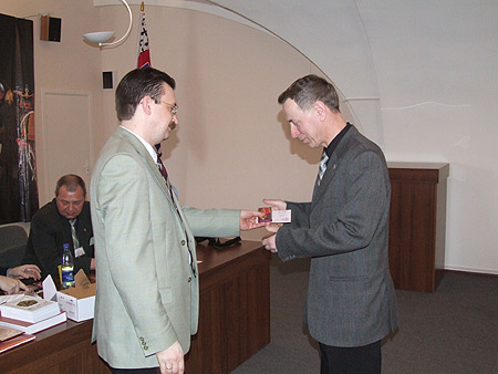 Награждение медалью «За выдающийся вклад в развитие коллекционного дела в России»